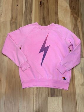 Aviator Nation Pink Crewneck Sweatshirt
